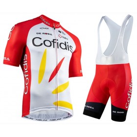 Tenue Maillot + Cuissard à Bretelles 2020 Cofidis Pro Team N001